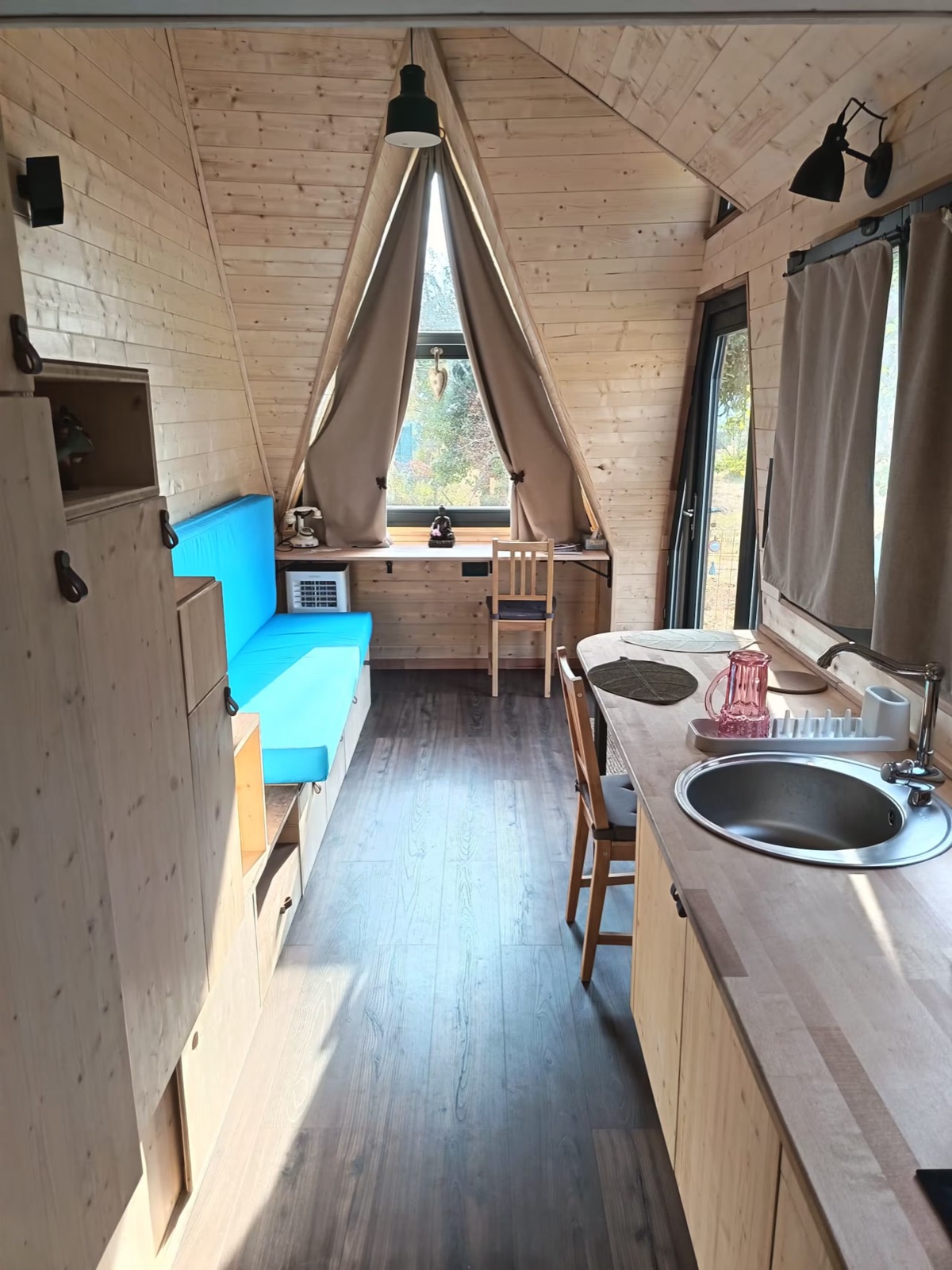 Intérieur de la tiny house